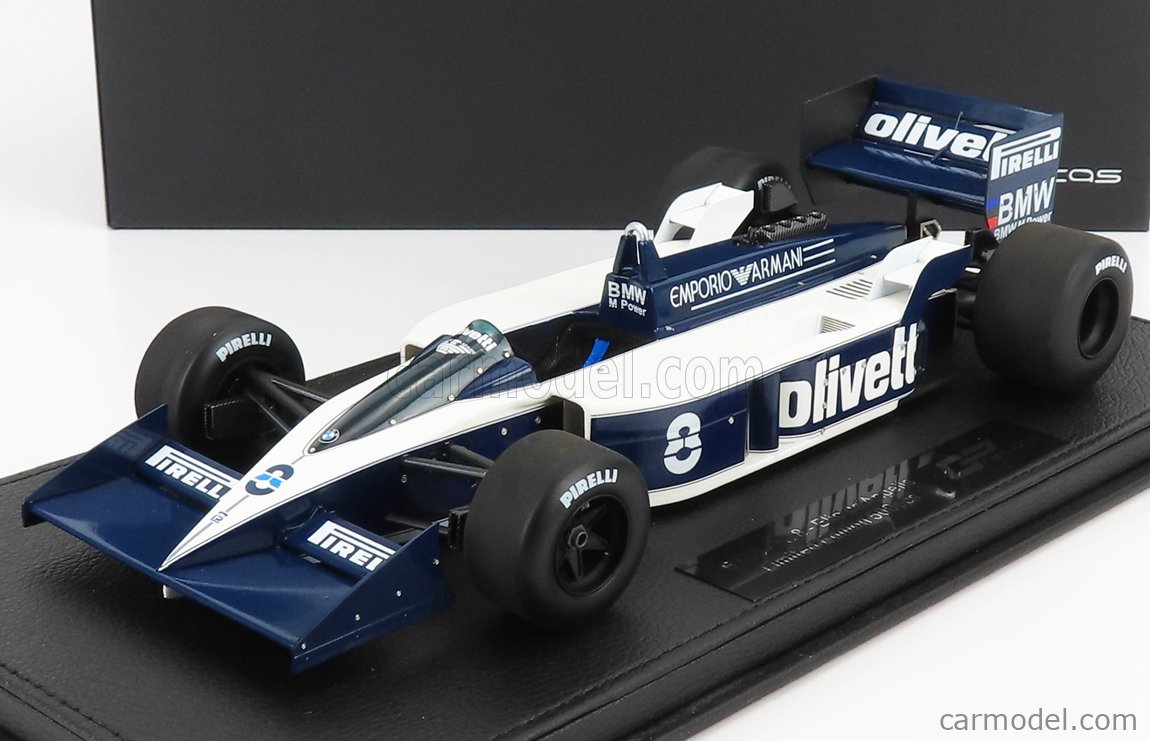 F1 Paper - Brabham BT55 de 1986. Modelo desenhado por