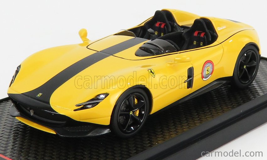 BBR-MODELS BBRC221FST Scale 1/43 | FERRARI MONZA SP2 2018 GIALLO