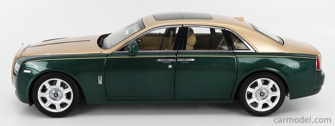 Xe Mô Hình RollsRoyce Ghost 118 Kyosho  Green Gold   Shop Xe Mô Hình  Tĩnh