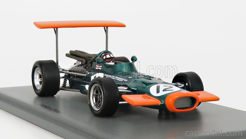 BRM P133 Jackie Oliver #12 Spanish GP 1969 S5706 Spark 1/43 F1 Formule 1 