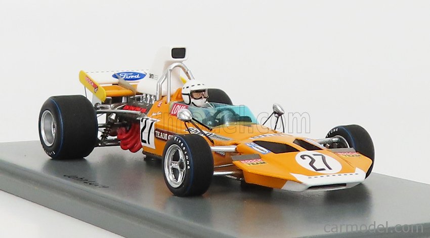 SPARK-MODEL S4017 Scale 1/43  SURTEES F1  TS9 N 27 SOUTH AFRICA GP 1972 J.LOVE YELLOW