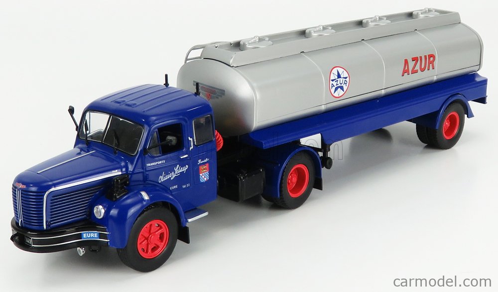 ODEON ODEON068 Echelle 1 43 BERLIET TLM 10M2 TANKER TRUCK AZUR 1961 odeon-odeon068-echelle-1-43-berliet-tlm-10m2-tanker-truck-azur-1961