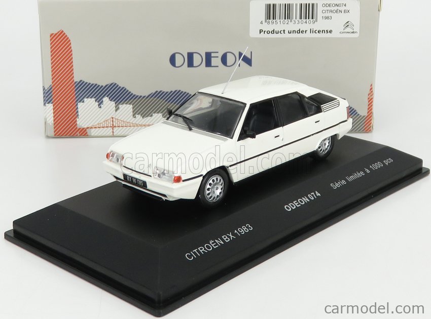 503-192ODEON 1/43 シトロエン BX 1983 ホワイト ODEON ODEON074 Scale 1/43 | CITROEN BX 1983 WHITE