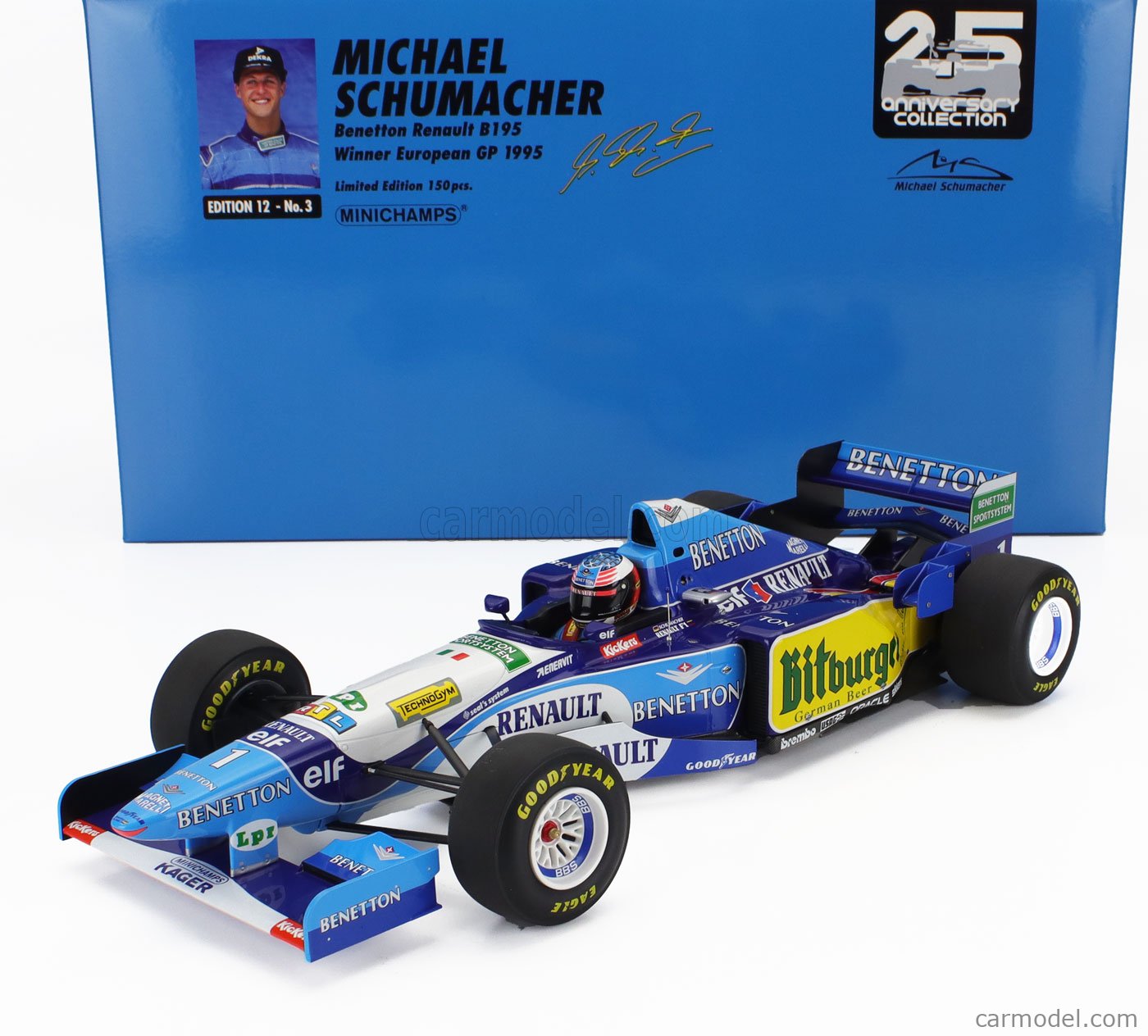 MINICHAMPS 517951201-ED-3 Scale 1/12 | BENETTON F1 B195 TEAM