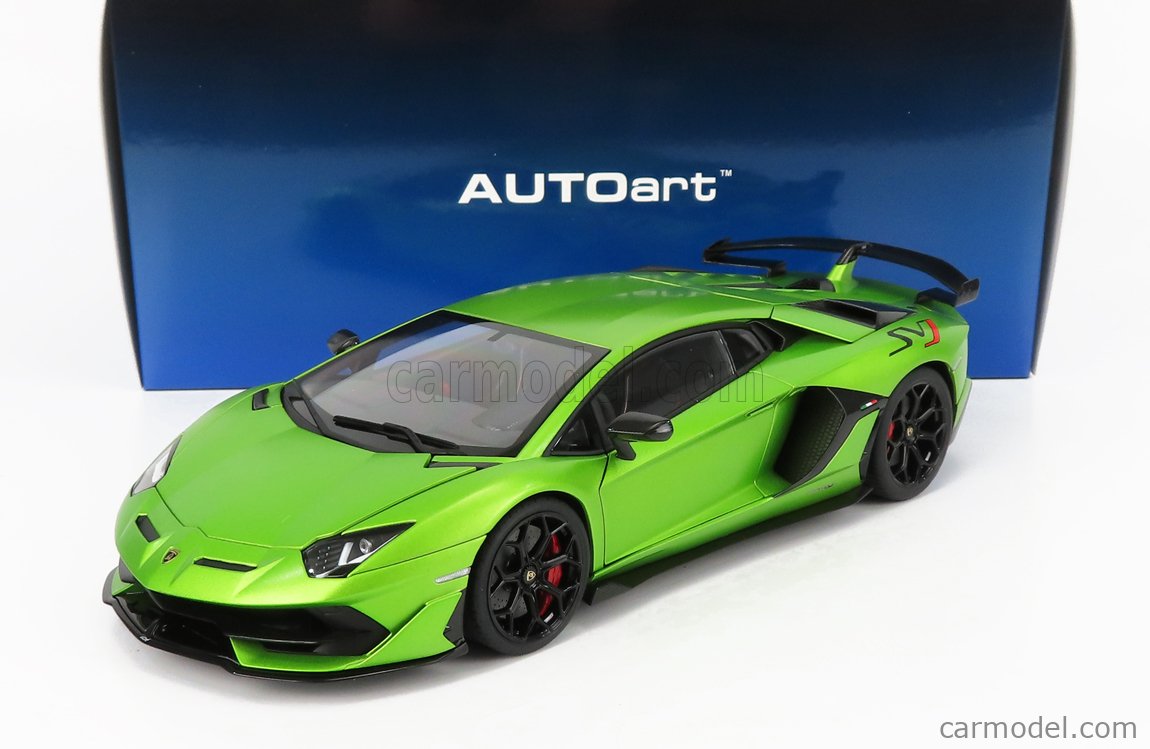 AUTOART 79178 Scale 1/18 | LAMBORGHINI AVENTADOR SVJ 2018 VERDE ALCEO ...