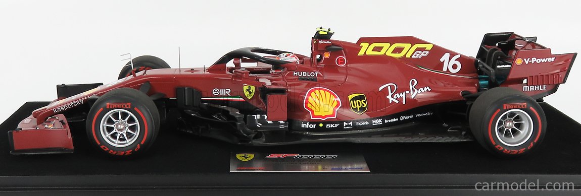 LookSmart 1:43 C. Leclerc Ferrari SF1000 #16 1000th GP Ferrari Toskana GP F1  2020 LSF1031 Modellauto LSF1031 9580006141781