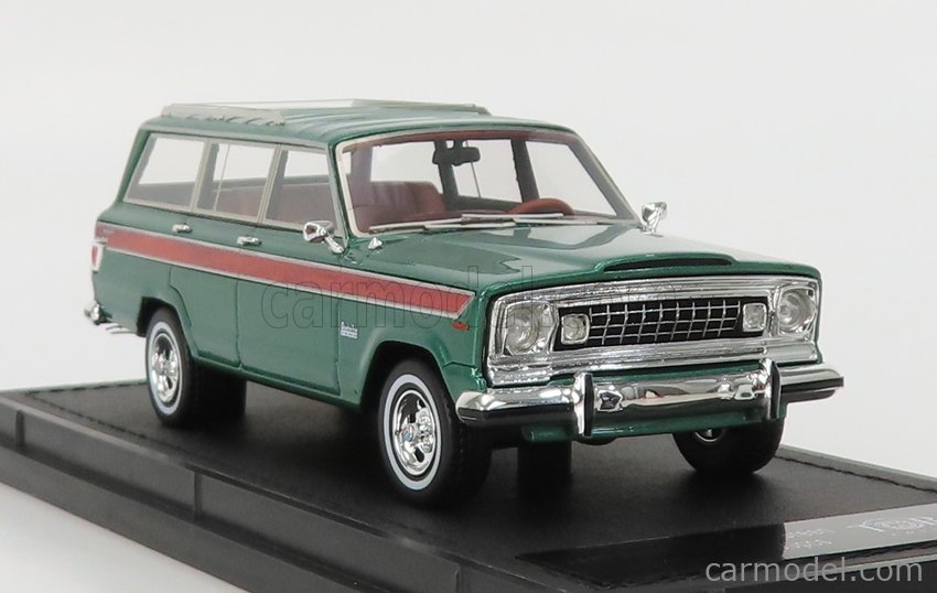 Voiture Miniature Jeep Grand Wagoneer 1979 - Échelle 1:43 - Top Marques - Argentée - Neuf