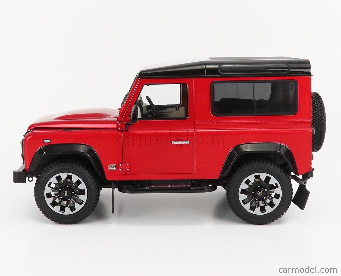 LCD-MODEL LCD18007-RE Masstab: 1/18  LAND ROVER DEFENDER 90 WORKS V8 70th EDITION 2018 RED