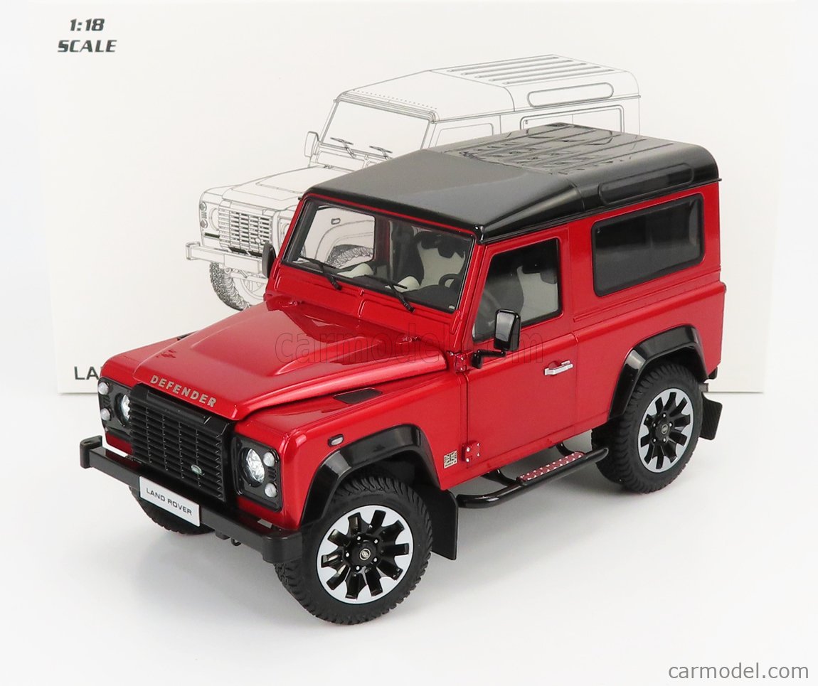 LCD-MODEL LCD18007-RE Echelle 1/18  LAND ROVER DEFENDER 90 WORKS V8 70th EDITION 2018 RED
