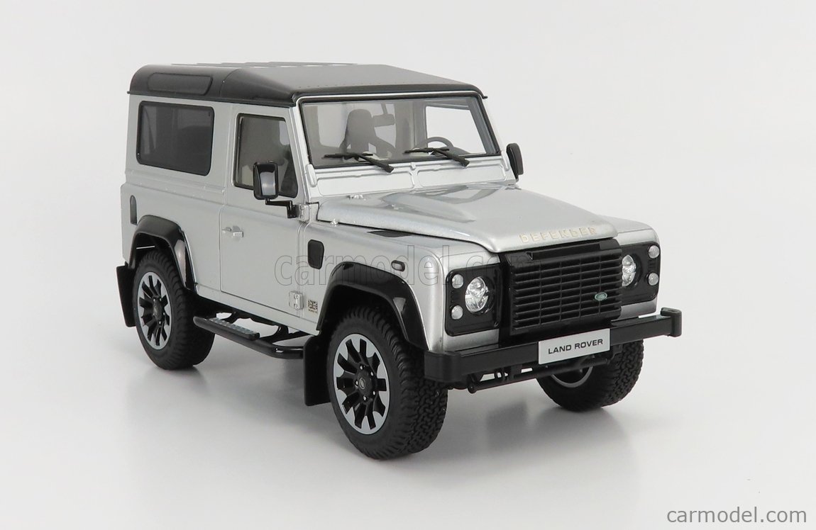 LCD-MODEL LCD18007-Si Masstab: 1/18  LAND ROVER DEFENDER 90 WORKS V8 70th EDITION 2018 SILVER