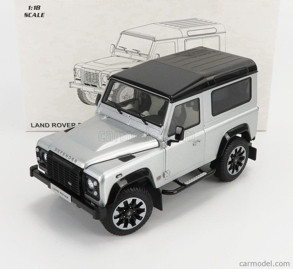 LCD-MODEL LCD18007-Si Echelle 1/18  LAND ROVER DEFENDER 90 WORKS V8 70th EDITION 2018 SILVER