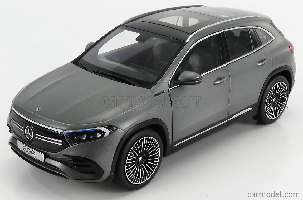 NZG B66960826 Scale 1/18  MERCEDES BENZ EQA (H243) 2021 MOUNTAIN MAGNO GREY