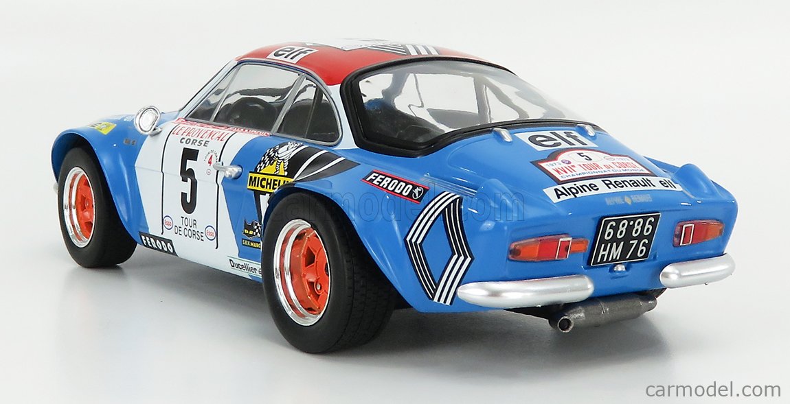 IXO Renault Alpine A110 N°3 Darniche Tour De Corse 1973 - 1/18
