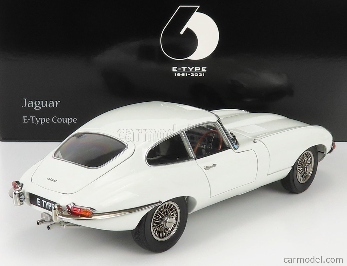 KYOSHO 08954W Scale 1 18 JAGUAR E TYPE COUPE MK1 RHD 1961 WHITE KYOSHO 08954W Scale 1 18 JAGUAR E TYPE COUPE MK1 RHD 1961 WHITE
