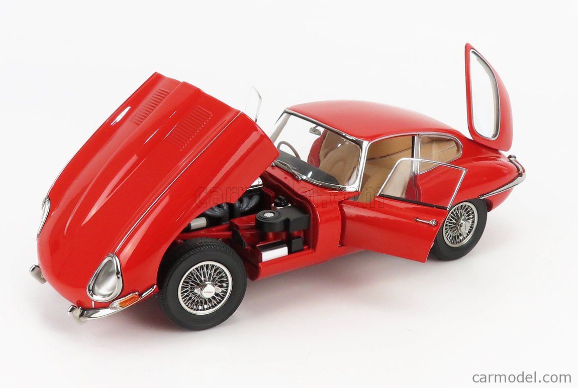KYOSHO 08954R Scale 1/18  JAGUAR E-TYPE COUPE MK1 RHD 1961 RED
