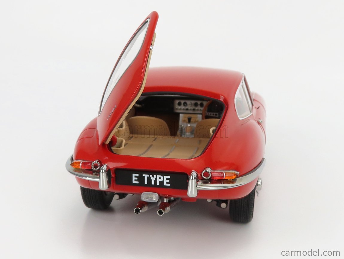 KYOSHO 08954R Масштаб 1/18  JAGUAR E-TYPE COUPE MK1 RHD 1961 RED