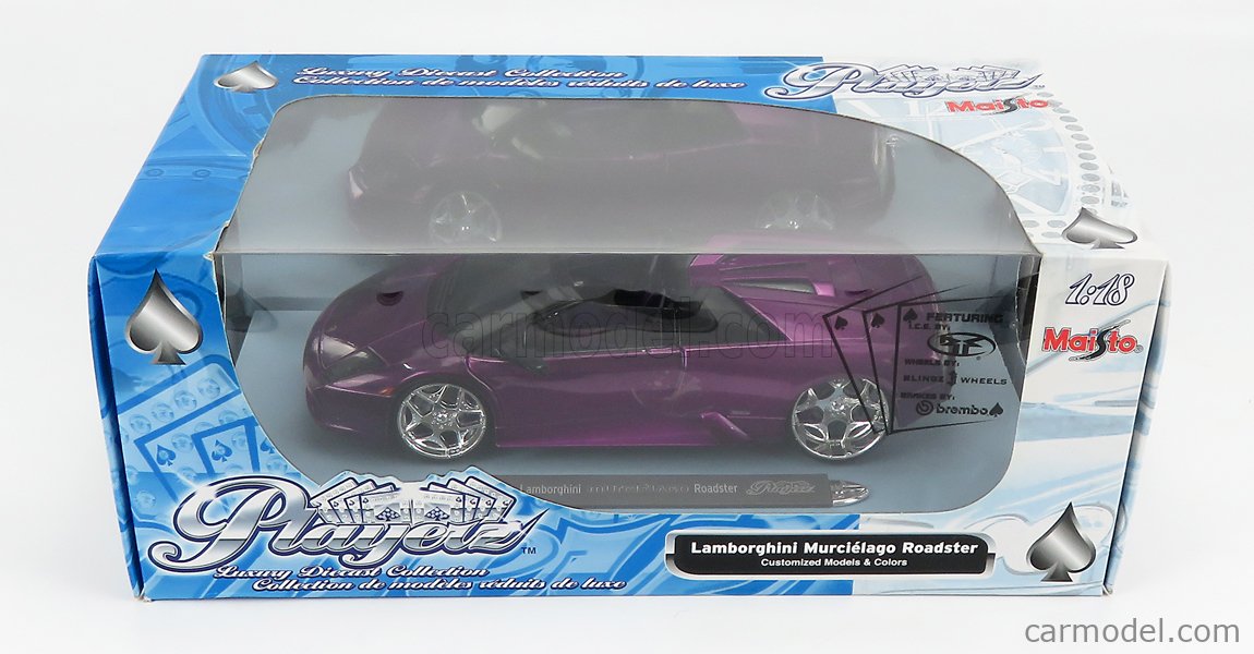 ミニカー 1/18 Maisto Lanborghini Murcielago jada 1/18 Maisto Lamborghini Murcielago Roadster LP640 (Purple