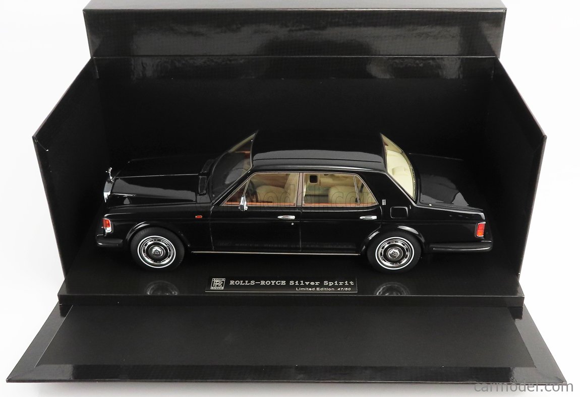 1:18 Rolls Royce Silver Spirit 1980 Black Modelcarswholesale Livr-Octobre 2021