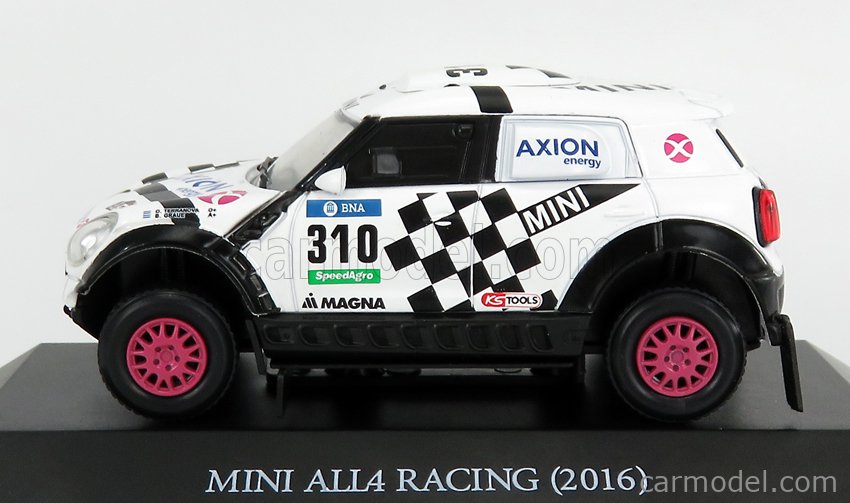 RLY33 Voiture 1/43 SALVAT Paris/Dakar : Mini All4 Racing Terranova