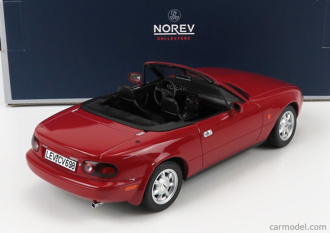 NOREV 188020 Escala 1/18 | MAZDA MX-5 SPIDER 1989 RED