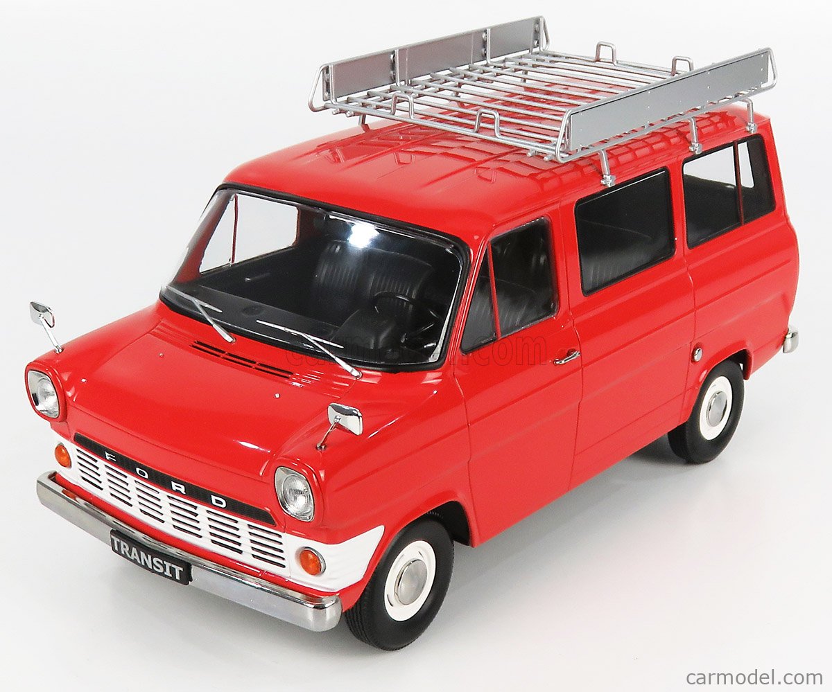 Details about  / SUPERB KK SCALE 1//18 DIECAST 1965 FORD TRANSIT BUS//MINIBUS IN RED KKDC180463