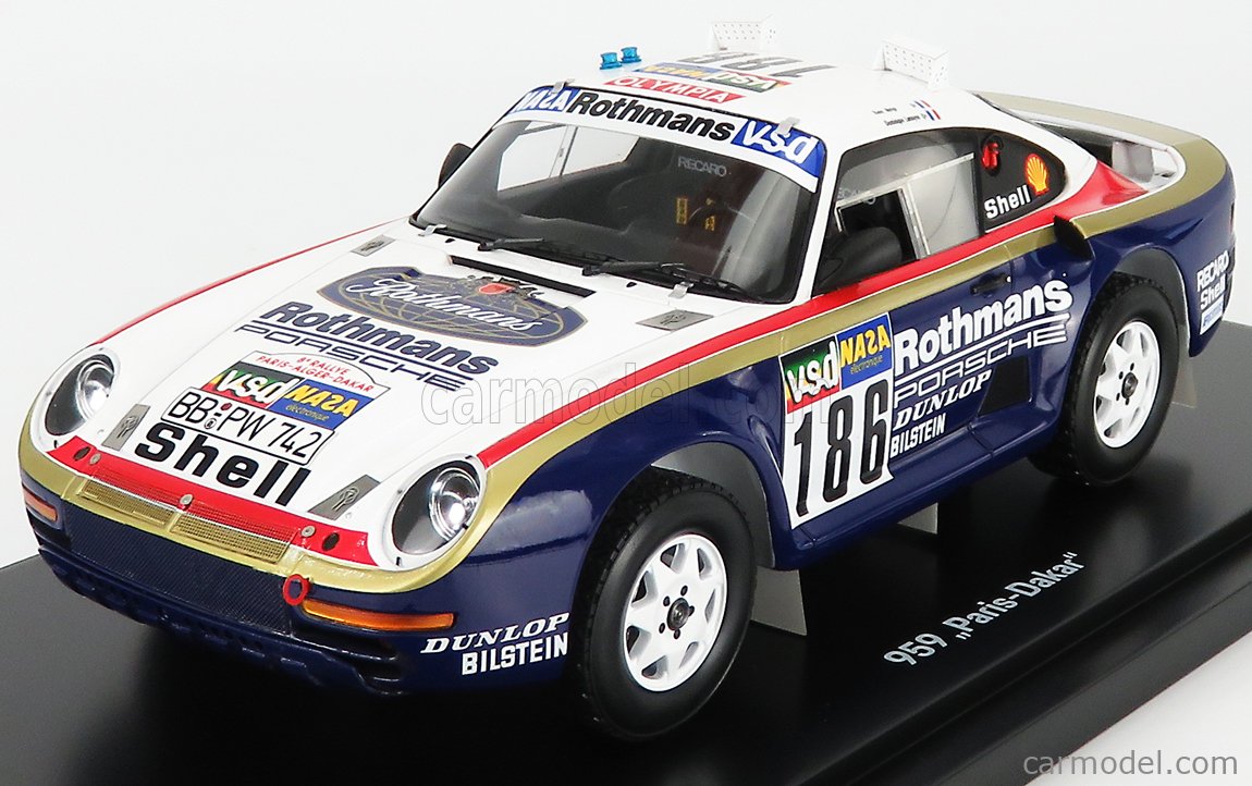 SPARK-MODEL WAP0219590NRLL Scale 1/18 | PORSCHE 959 TEAM ROTHMANS
