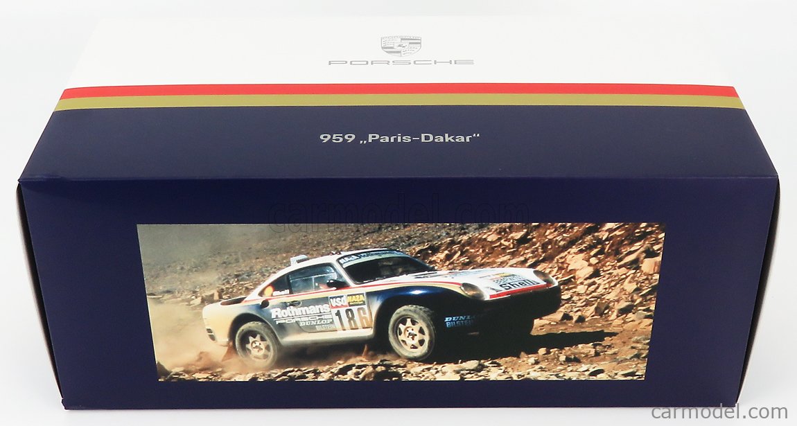 【Spark】Porsche 959 WinnerParisDakar #186 Porsche 959 n° 186 Winner Rally Paris - Dakar 1986 Rothmans