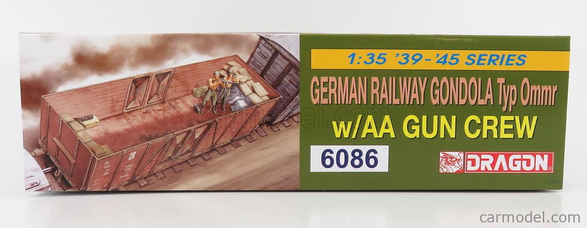 DRAGON ARMOR 6086 Scale 1/35  ACCESSORIES GERMAN RAILWAY GONDOLA TYP OMMR /