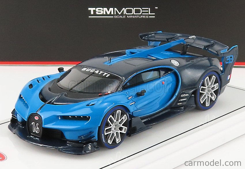Truescale Tsm Scale 1 43 Bugatti Vision Gran Turismo N 16 Concept 15 Blue Black