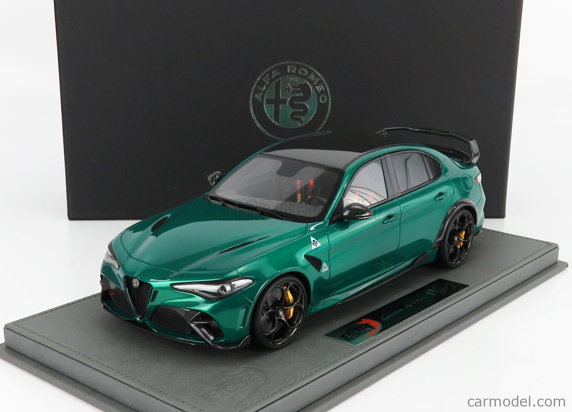 BBR MODELS BBRC1852C1 Escala 1 18 ALFA ROMEO GIULIA GTAm 2020 VERDE