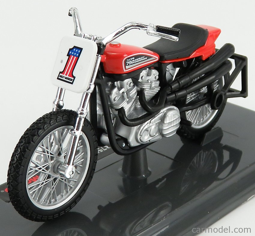 1972 Harley-Davidson XR750 Racing Bike Scale 1:18 Diecast Motorcycle Model 