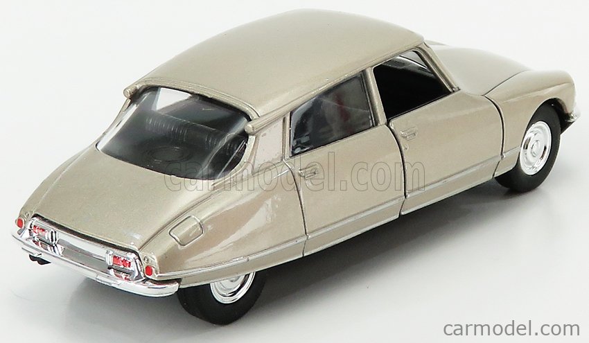 WELLY 1973 CITROEN DS23 GOLD 1:34 DIE CAST METAL MODEL NEW IN BOX 