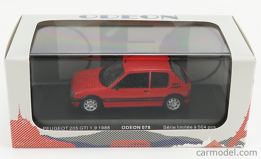 Peugeot 205 GTI Peugeot ODEON078 : Voiture miniature : modèles