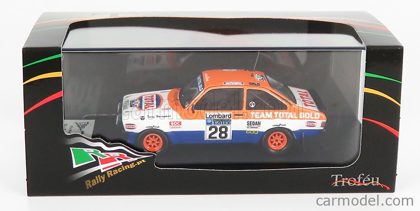 TROFEU TRRUK66 Scale 1/43 | FORD ENGLAND ESCORT MKII N 28 RALLY RAC ...