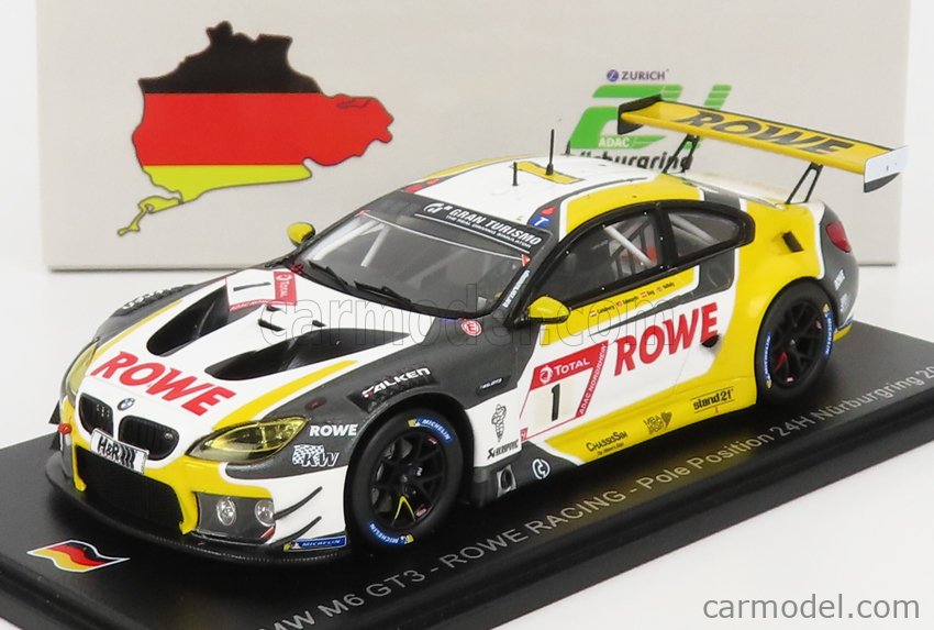 SPARK-MODEL SG786 Scale 1/43 | BMW 6-SERIES M6 GT3 TEAM ROWE RACING N 1 ...