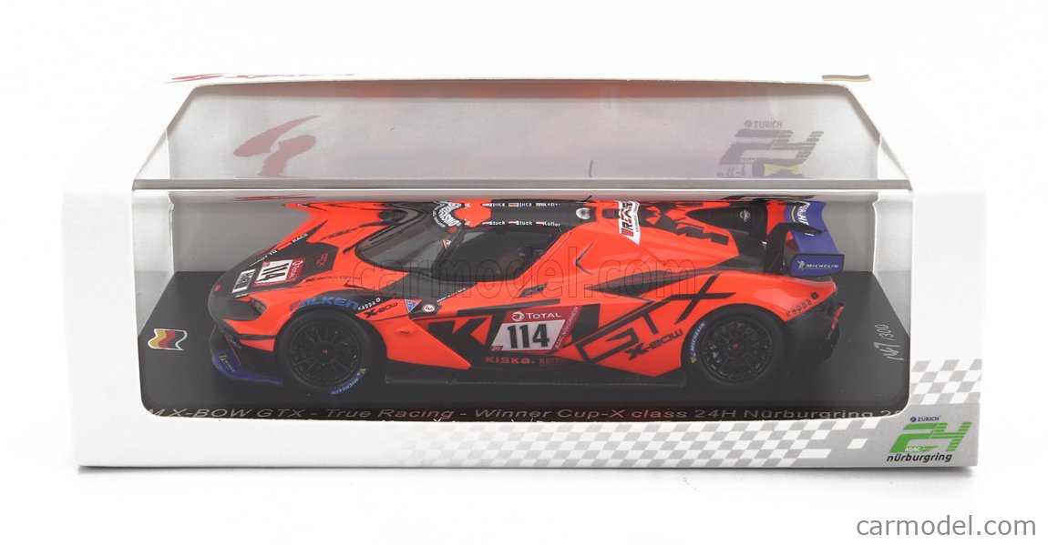 SPARK-MODEL SG764 Scale 1/43 | KTM X-BOW GTX TEAM TRUE RACING N 114 ...