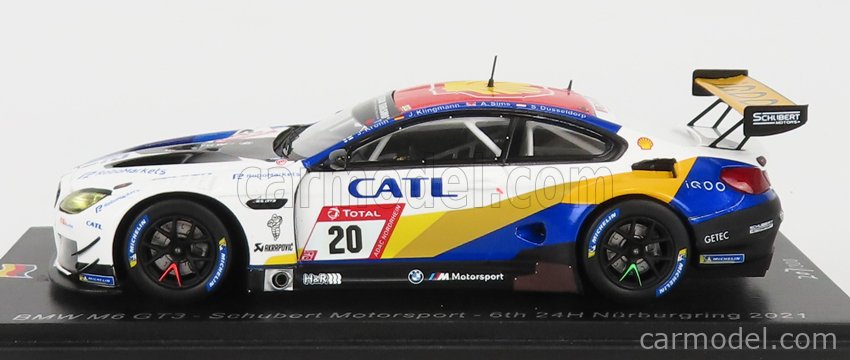 SPARK-MODEL SG755 Scale 1/43 | BMW 6-SERIES M6 GT3 TEAM SCHUBERT ...