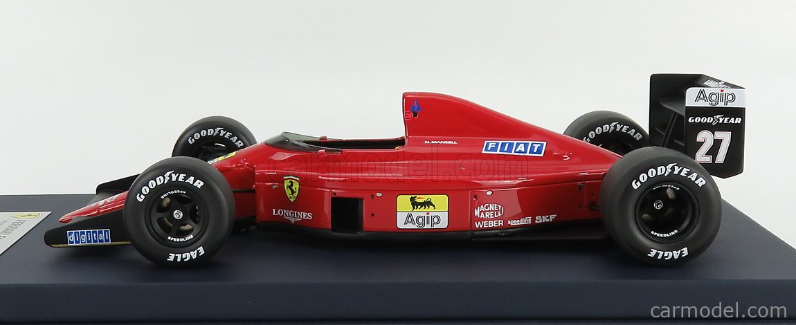ルックスマート　フェラーリ１／１８　１９８９年　ハンガリーＧＰ 楽天市場】ルックスマート 1/18 フェラーリ F1-89 優勝
