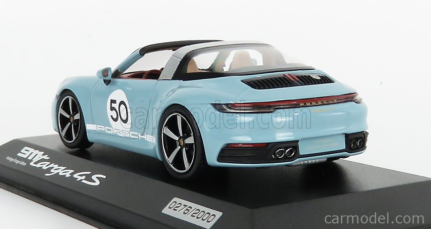 MINICHAMPS WAP0209110NTRG Scale 1/43 | PORSCHE 911 992 TARGA 4S N 50 ...