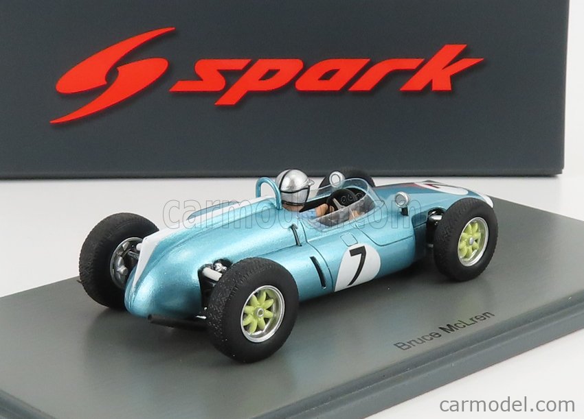 Miniature Spark 1/43 Cooper T53 N°7, GP Solitude 1961, Bruce McLaren (prévente)