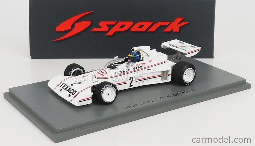 SPARK-MODEL S7303 Scale 1/43 | LOTUS F2 74 TEXACO N 2 BRITISH GP 1973 R ...