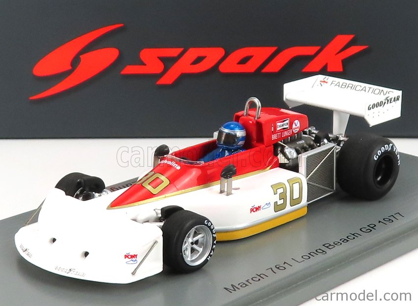 SPARK-MODEL S7271 Scale 1/43 | MARCH F1 761 N 30 LONG BEACH GP