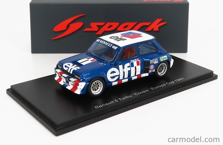 Spark S6021 Renault 5 Turbo N°3 - Vainqueur Eurocup 1981 - Echelle 1/43