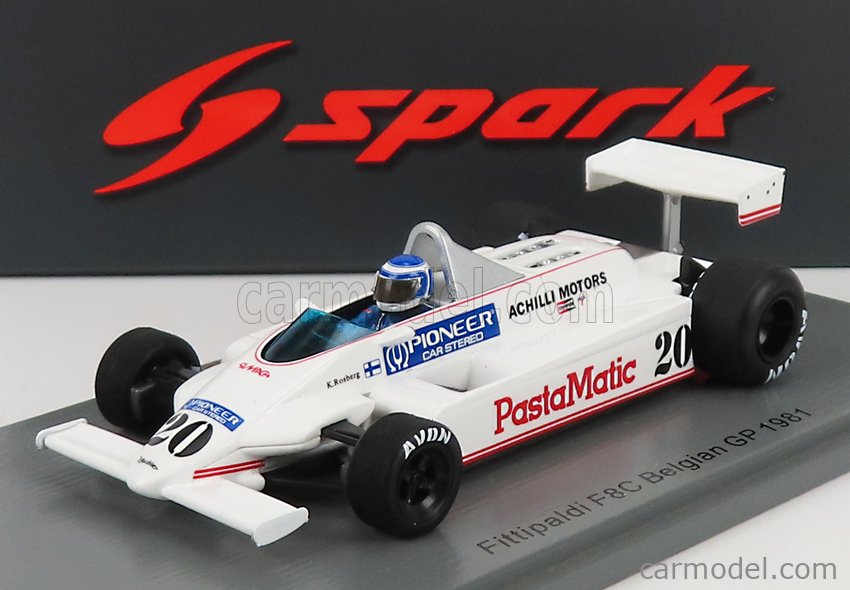 Miniature Spark 1/43 - Fittipaldi F8 - GP Grande-Bretagne 1980 - Résine