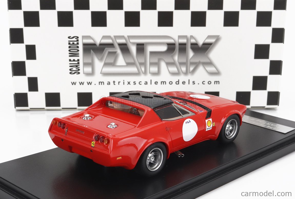 Matrix Scale Models Mxr Echelle Ferrari Gtb Nart N Michelotti Red