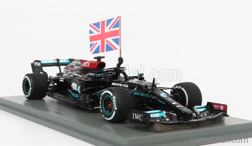 Modèle F1 Spark Mercedes AMG W12 British GP 2021 - Lewis Hamilton, échelle 1:43, Neuf