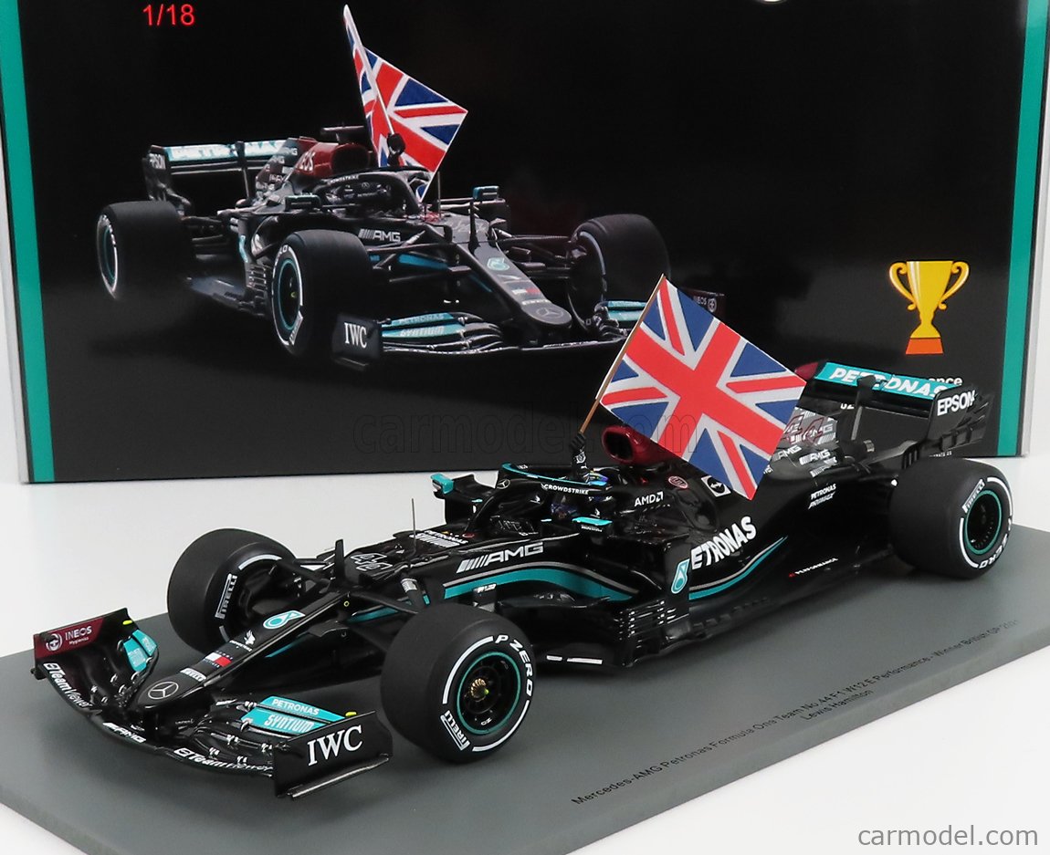【未使用】Spark 1/18 Mercedes-AMG Petronas F1 1/18 Spark 2021 Formula 1 Mercedes-AMG F1 W12 E Performance