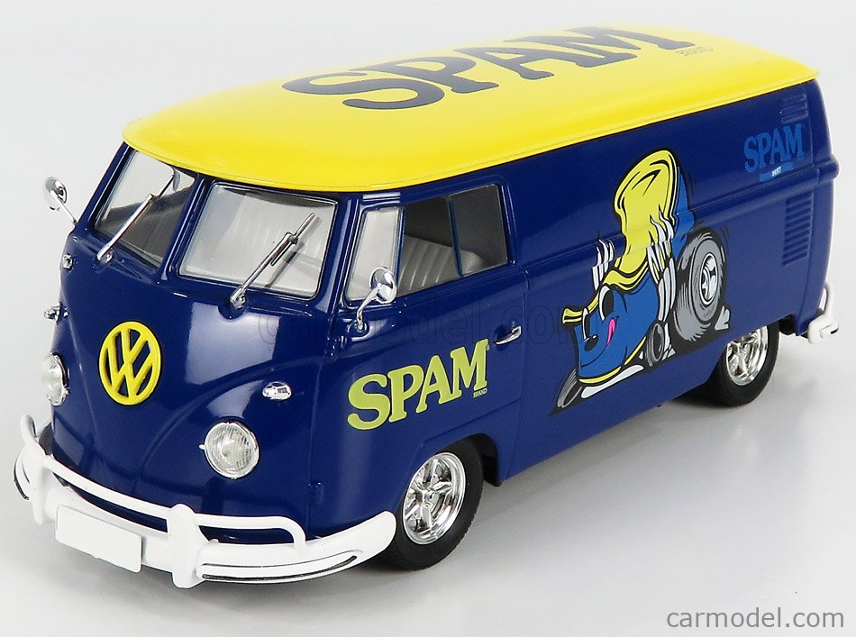 M2 MACHINES 40300 82B Scale 1 24 VOLKSWAGEN T1 VAN DELIVERY SPAM 1960 M2 MACHINES 40300 82B Scale 1 24 VOLKSWAGEN T1 VAN DELIVERY SPAM 1960