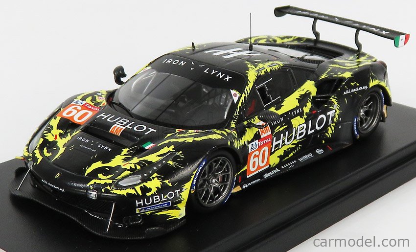 Miniature Ferrari 488 GTE N°60 Le Mans 2020 - Looksmart 1/43 - Très Bon état