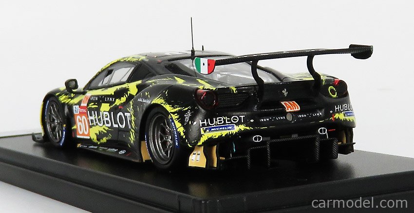 Miniature Ferrari 488 1/43 Look Smart GTE EVO No.85 Iron Lynx 24h Le Mans 2020 R Frey M Gatting M Gostner